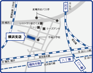 地図：横浜